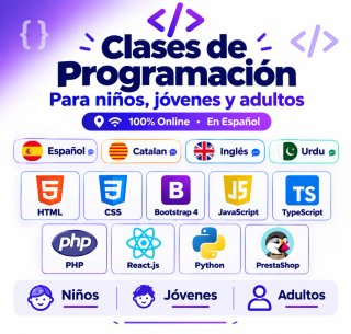 CLASES de PROGRAMACION y DESAROLLO WEB