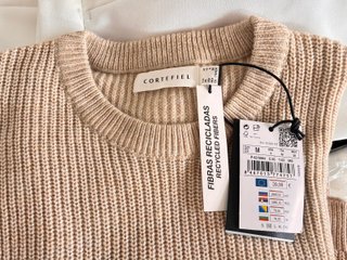 Jersey Cortefiel Beige Talla M