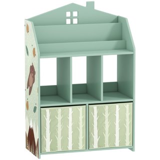 Librería Niños 3 Niveles Cajones Estantes Madera T