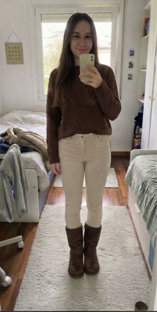 Botas UGG de piel marrones