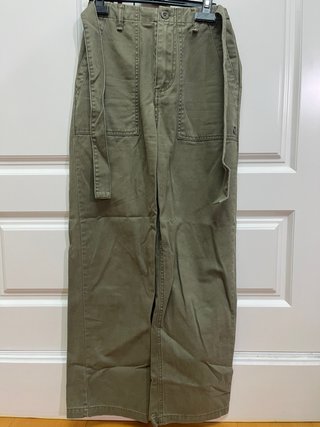 Pantalones Cargo Verde Oliva