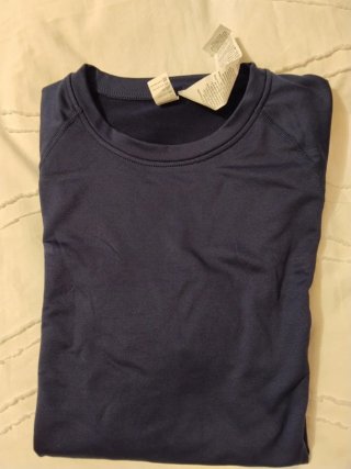 Camiseta térmica azul marino talla L