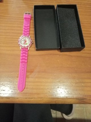Reloj de Unicornio Rosa
