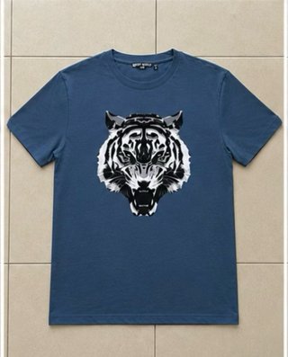 Camiseta Antonio Morato Azul con Estampado