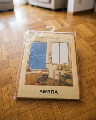 Coppia tendine azzurre 60x240 nuove sigillate