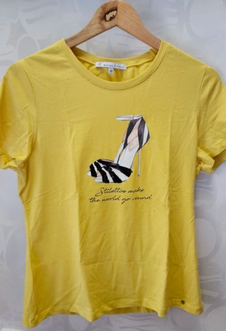 Camiseta Amarilla Alba Conde Talla M