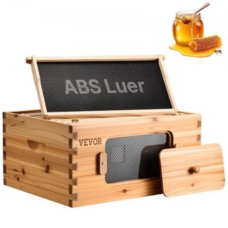Colmena y caja Langstroth de madera con 10 cuadros