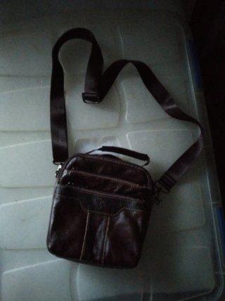 Bolso bandolera marrón Dockers