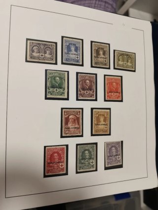 Colección de 11 Sellos de la Cruz Roja Española