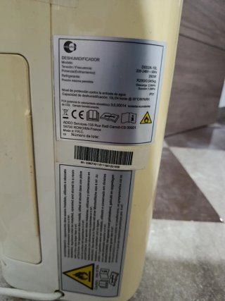 Deshumidificador Equation 10L