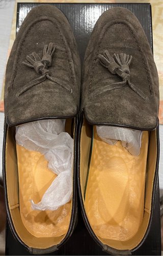 Mocasines de Ante con Borlas Talla 43