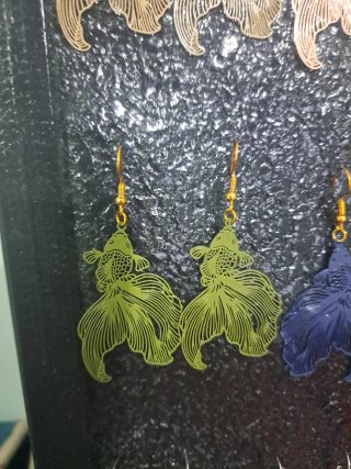 Pendientes Artesanales Pez