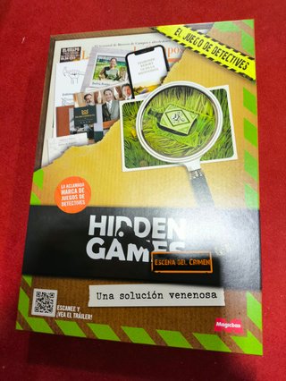 Juego de mesa Hidden Games: Una solución venenosa