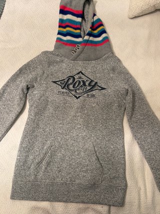 Sudadera abrigo Roxy Gris