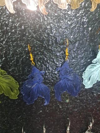Pendientes Artesanales Pez