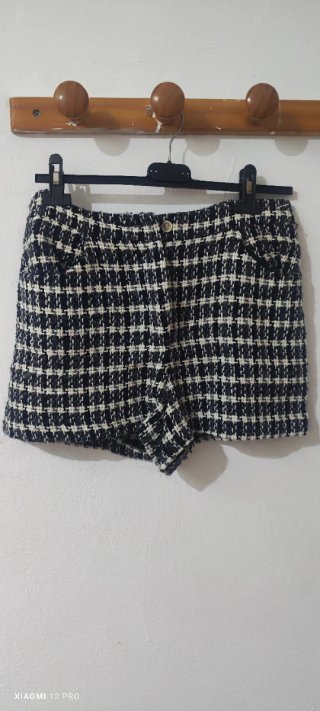 Pantalón corto de cuadros