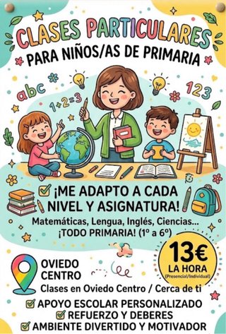 clases particulares para niños de primaria