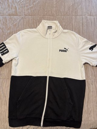 Chaqueta Puma Blanca y Negra