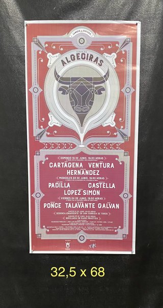 Cartel de Toros Algeciras