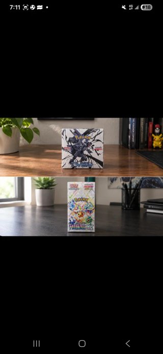 Scatole di buste Pokémon Terastal e White Flare