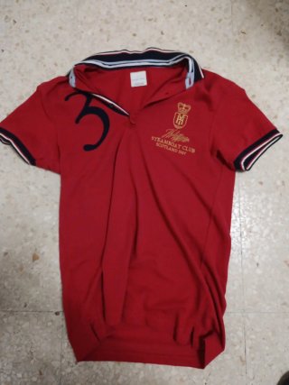 Camiseta Polo Roja Zara Man
