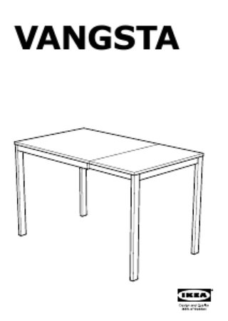 Mesa extensible IKEA VANGSTA 80/120x70