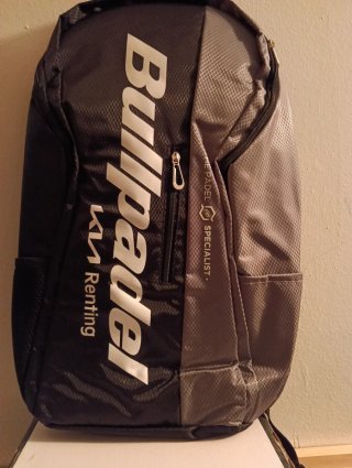 Mochila Bullpadel Negra y Gris