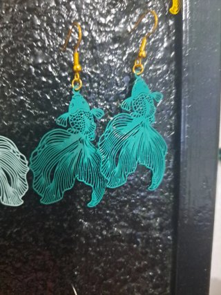 Pendientes Artesanales Pez