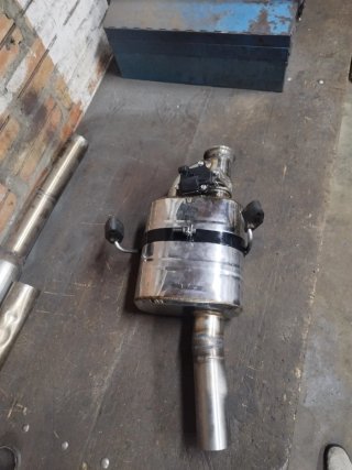 Silenciador de escape inox saxo/106
