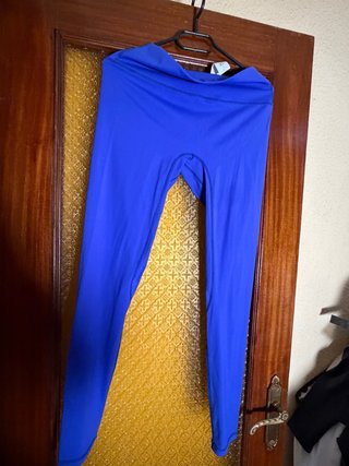 Leggings deportivos azules talla XL
