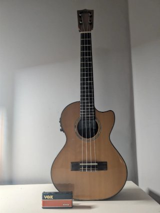 Ukulele tenore elettroacustico Kala e amplificatore