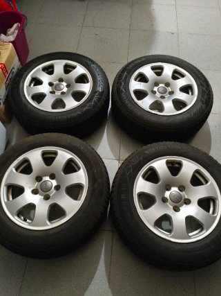 4 Llantas Audi B6 15 pulgadas