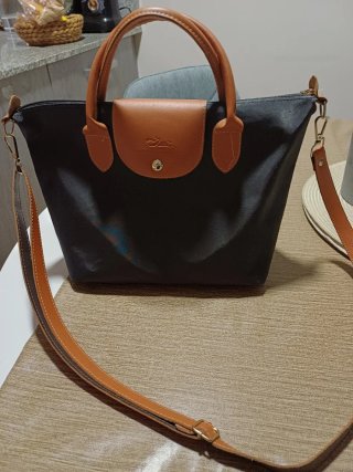Bolso Longchamp Negro y Marrón