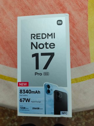 Xiaomi Redmi Note 17 Pro 6 ram +6 exten 256GB Azul