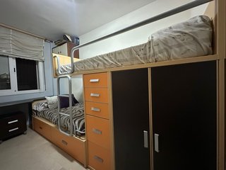 Litera con Escritorio, mucho Almacenaje y Cajonera