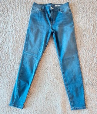 Pantalón vaquero skinny Lefties azul Talla 36