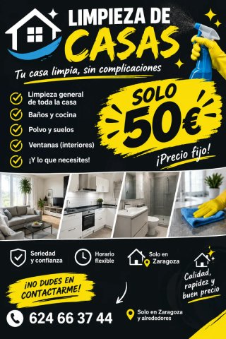 Limpio casas, pisos