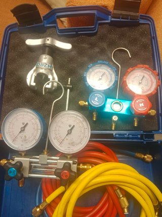 Juego de Manómetros para Refrigeración