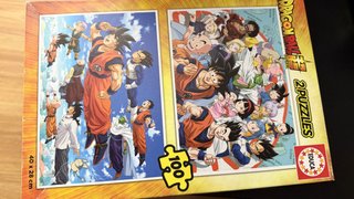 2 Puzles Dragon Ball Super Educa no se a usado