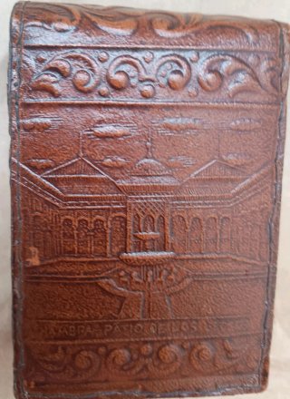 Pitillera Marrón con Grabado