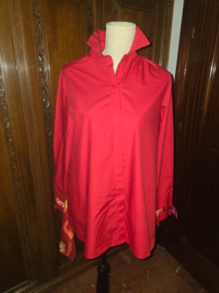 Camisa Larga Purificación García Roja