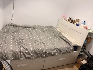 Cama Matrimonial IKEA con Almacenaje
