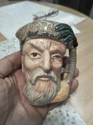 Figura de cerámica Robinson Crusoe