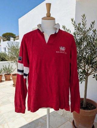 Polo Jersey Kilarny Rojo Talla XXL