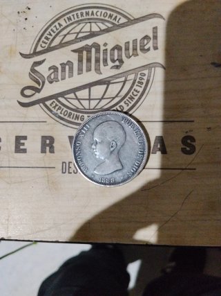 Moneda 5 Pesetas Alfonso XIII 1888