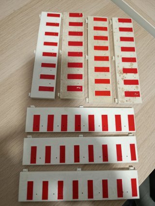 7 Bordes de Recta Scalextric Exin