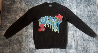 Jersey Bershka Negro con Estampado