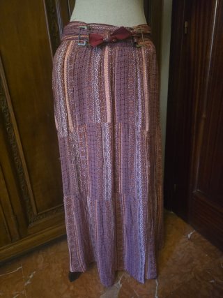 Falda larga estilo boho