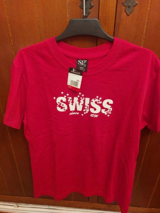 Camiseta Roja Swiss Talla M