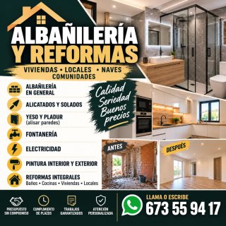 Albañil en Zaragoza | Reformas y Alicatados